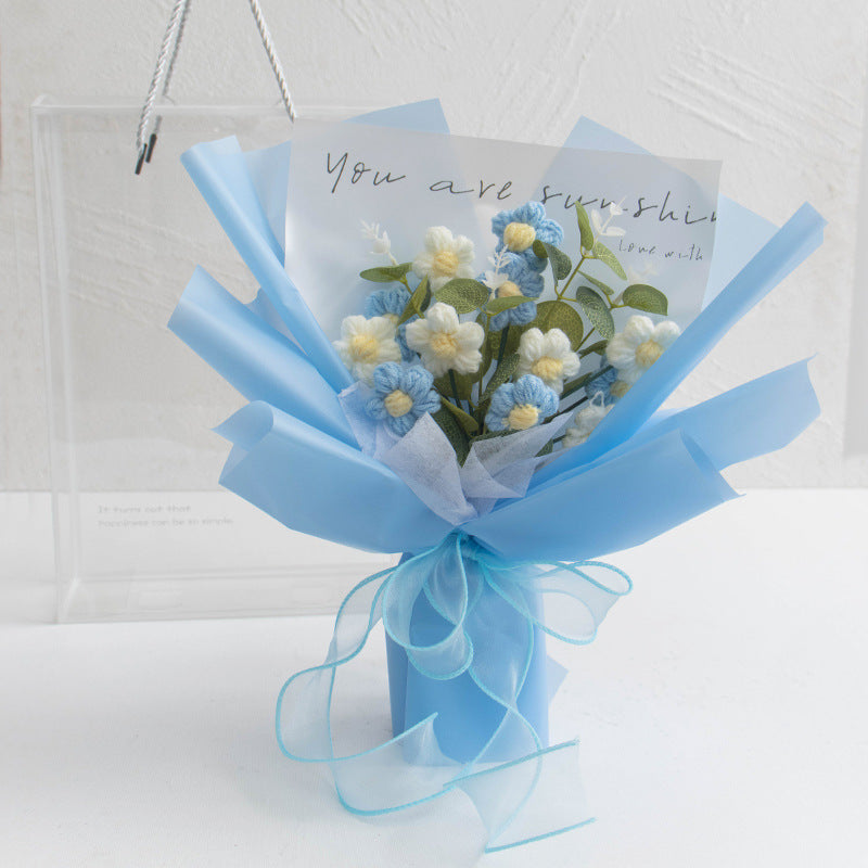 Cross-border Best-selling Hand-crocheted Yarn Bouquet