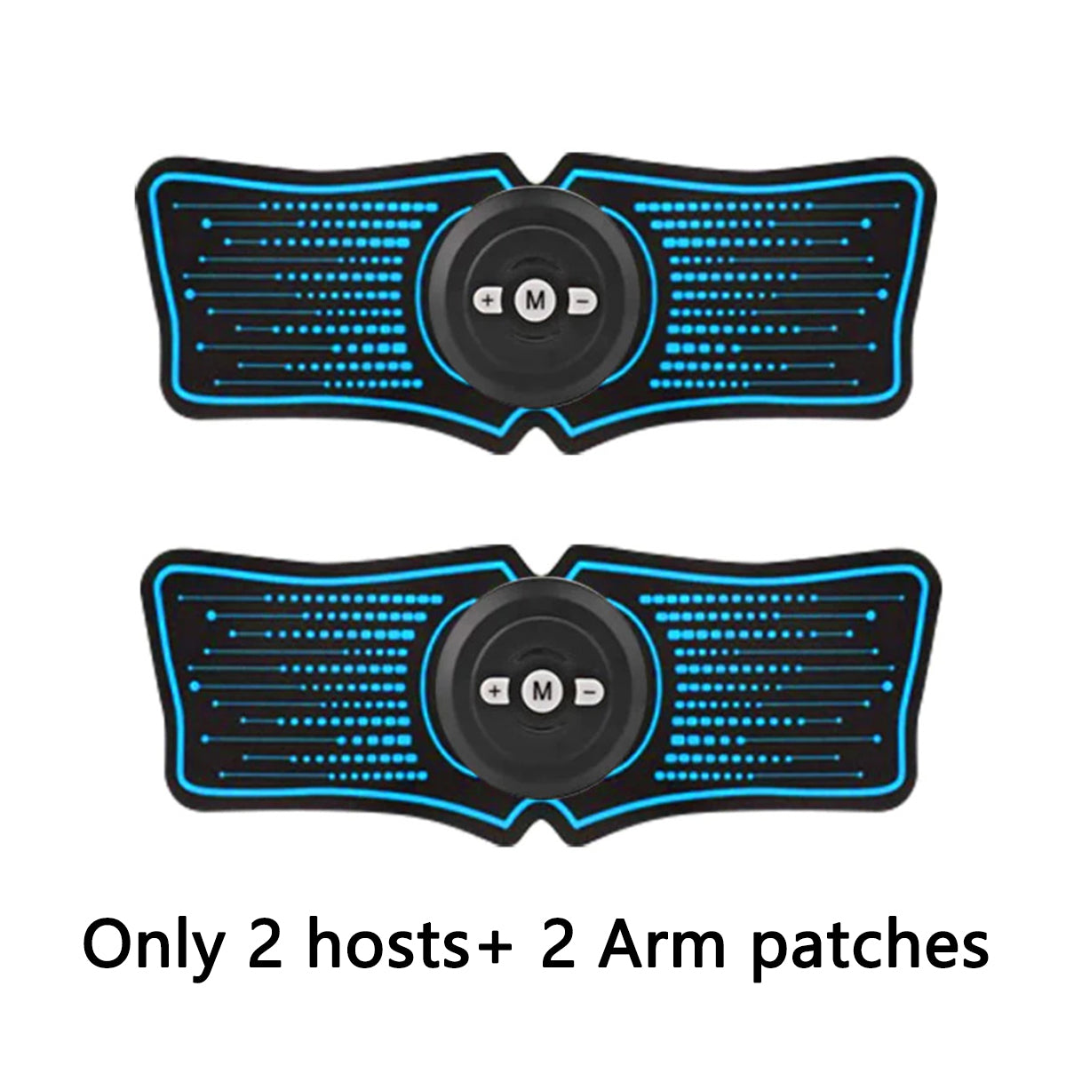 Wireless EMS Muscle Stimulator Toner ABS Abdominal Trainer Body Fitness Massager-Arm-patch-2sets-300886